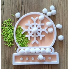 KoelzKidz3D Vulvorm Kerst sneeuwbol  Ster
