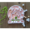 KoelzKidz 3D Filling shape Christmas snowglobe House