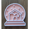 KoelzKidz 3D Filling shape Christmas snowglobe House