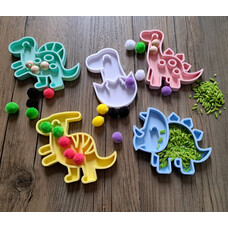 KoelzKidz Handmade Dino vulvormen / zandvormen (5 stuks)