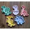 KoelzKidz3D Dino vulvormen / zandvormen (5 stuks)