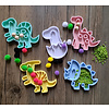 KoelzKidz 3D Dino vulvormen / zandvormen (5 stuks)