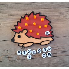 KoelzKidz3D Leren tellen Egel