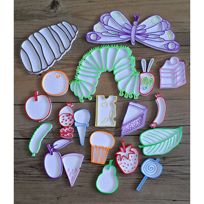 KoelzKidz 3D Filling shapes The Very Hungry Caterpillar