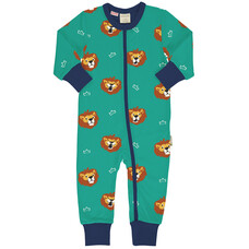 Maxomorra Lion romper suit