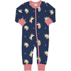 Maxomorra unicorn romper suit