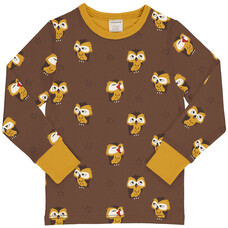 Maxomorra shirt ls Owl