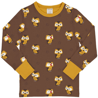 Maxomorra shirt ls Owl