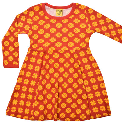 Duns Sweden Clover Pompeian Red dress