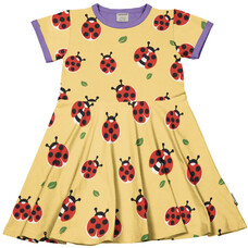 Maxomorra jurk circle Ladybug