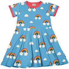 Maxomorra jurk circle Rainbow