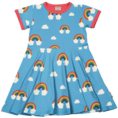 Maxomorra jurk circle Rainbow