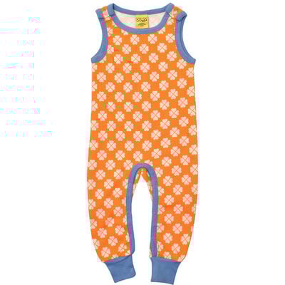 Duns Sweden Clover orange playsuit