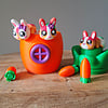 KoelzKidz 3D Bunnies + Carrot playset