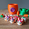 KoelzKidz3D Bunnies + Carrot playset