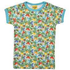 Duns Sweden shirt ss Jumbled Radish blue
