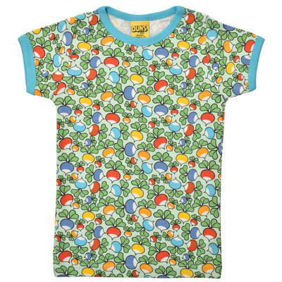 Duns Sweden shirt ss Jumbled Radish blue