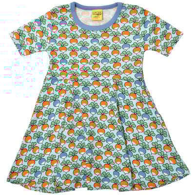 Duns Sweden dress Multi Radish blue