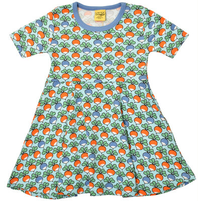 Duns Sweden jurk Multi Radish blue