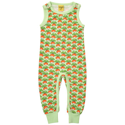 Duns Sweden playsuit  Radish patina green