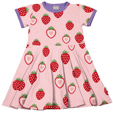Maxomorra dress circle Strawberry