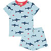 Maxomorra Shark pajama set