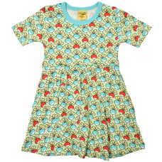 Duns Sweden dress Radish blue glow