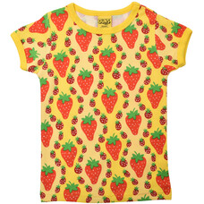 Duns Sweden shirt ss Strawberries yellow