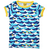 Duns Sweden shirt ss Wave and Fish blue