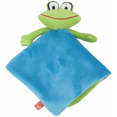 Lipfish knuffeldoekje Frog blue