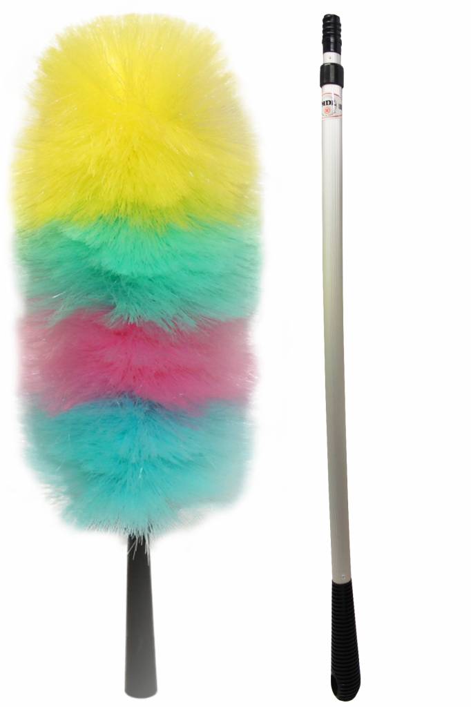 Plumeau met telescoopsteel Plumeau met telescoopsteel