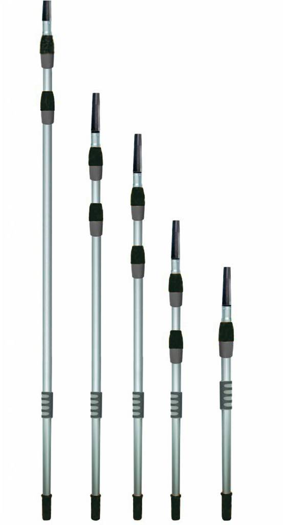 Telescoopstelen met conische top in verschillende lengtes