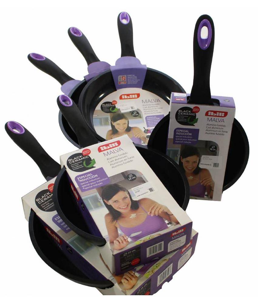 Black Ceramic Pannen Malva Verschillende maten