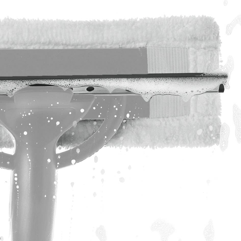 Raamwasser met Microvezeldoek en aftrekker