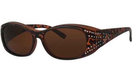 Suncover Zonnebril Dames (Bruin gevlamd)