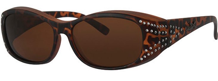Suncover Zonnebril Dames (Bruin gevlamd)