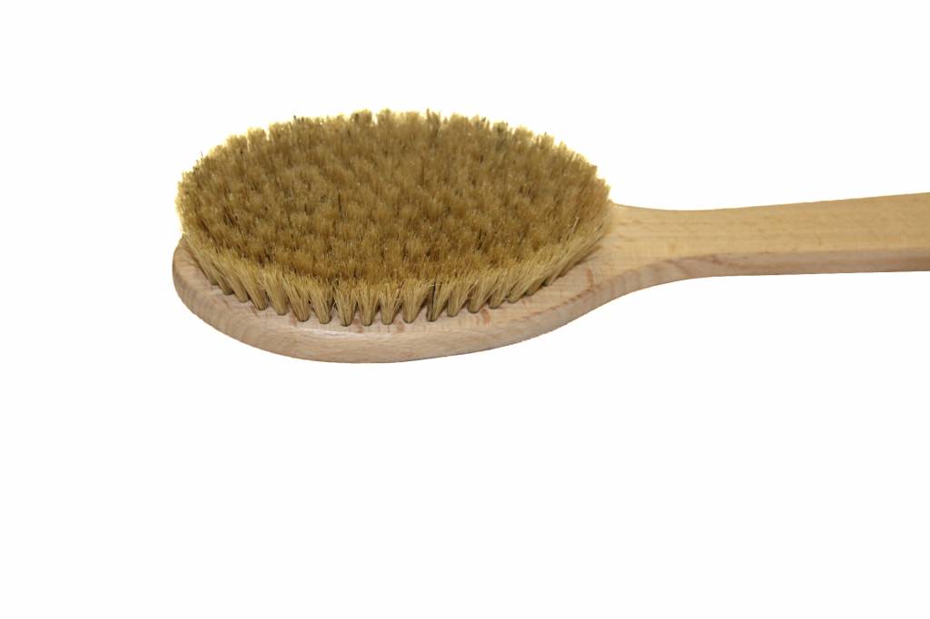 Badborstel massage hout / zuiver haar Badborstel massage hout / zuiver haar
