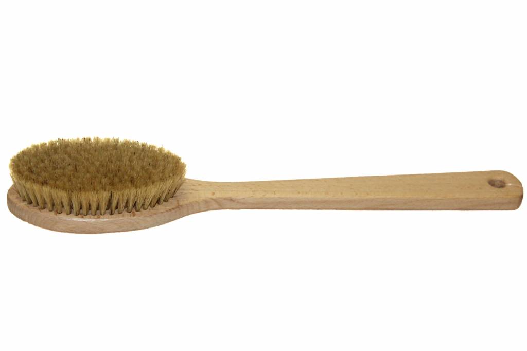 Badborstel massage hout / zuiver haar Badborstel massage hout / zuiver haar