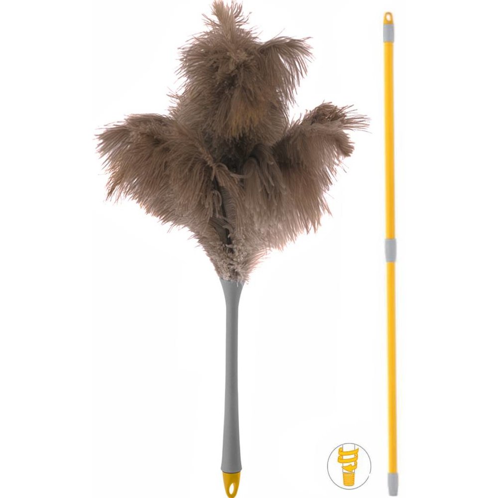 Westmark Plumeau Met Telescopische Steel - Uitschuifbaar Van 26-76 Cm - Wasbare Hoes Voor Stof