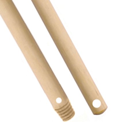 Borstelsteel 150 cm. Ø 23 mm. met schroefdraad It/dr Borstelsteel 150 cm. Ø 23 mm. met schroefdraad It/dr