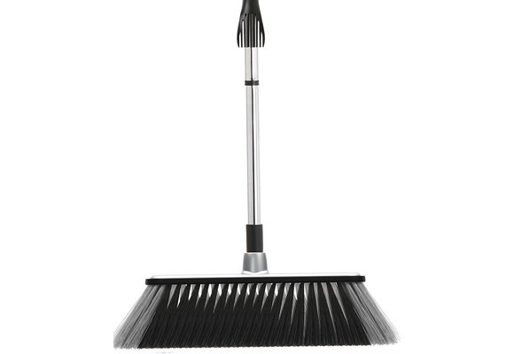 Zachte Vloer bezem 'X' cross met telescoopsteel