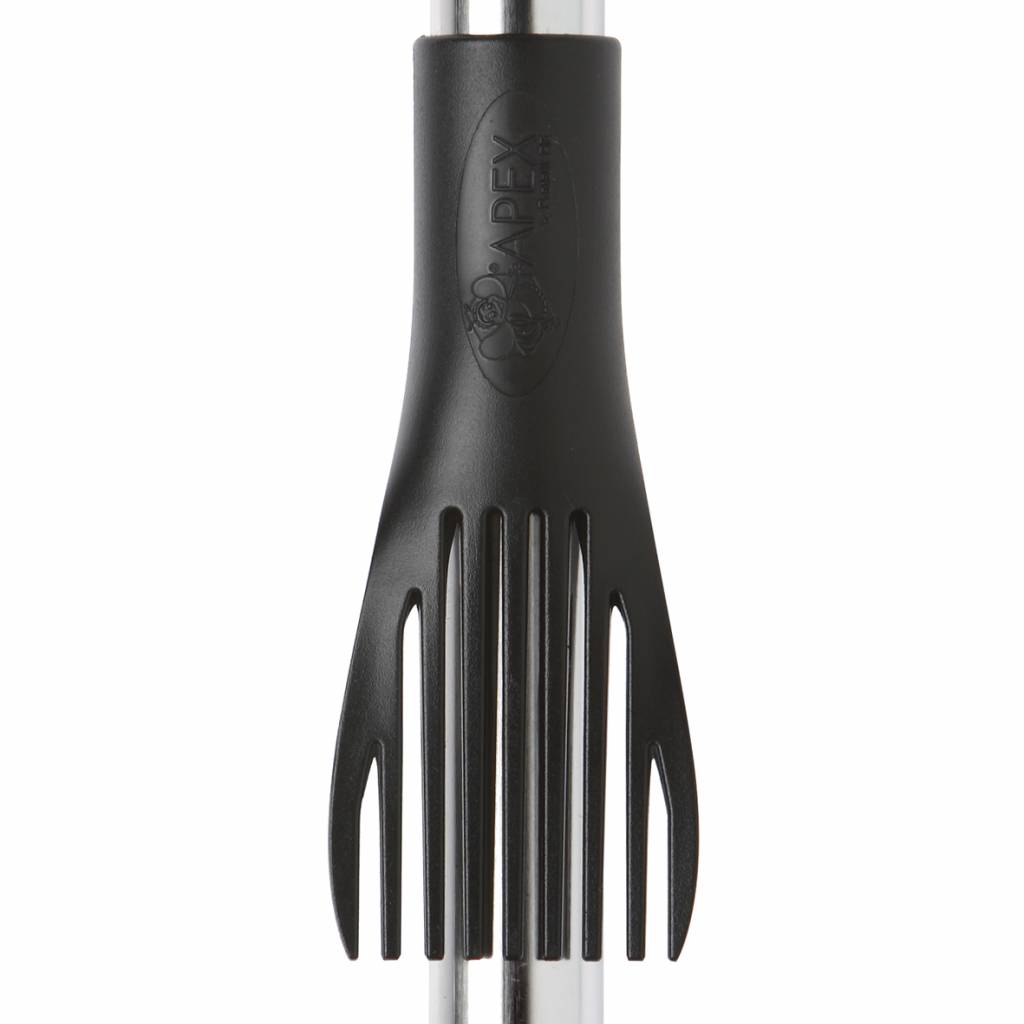 Zachte Vloer bezem met speciale 'X' cross borstelharen en telescoopsteel