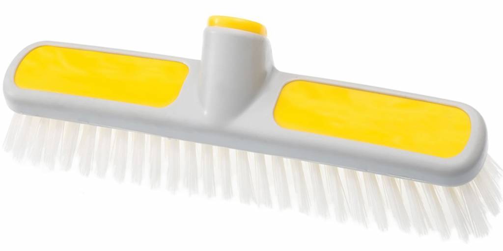 Schrobbezem rubber bekleed