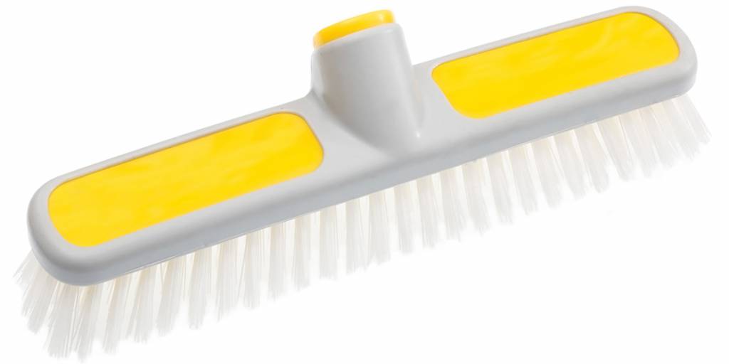 Schrobbezem rubber bekleed