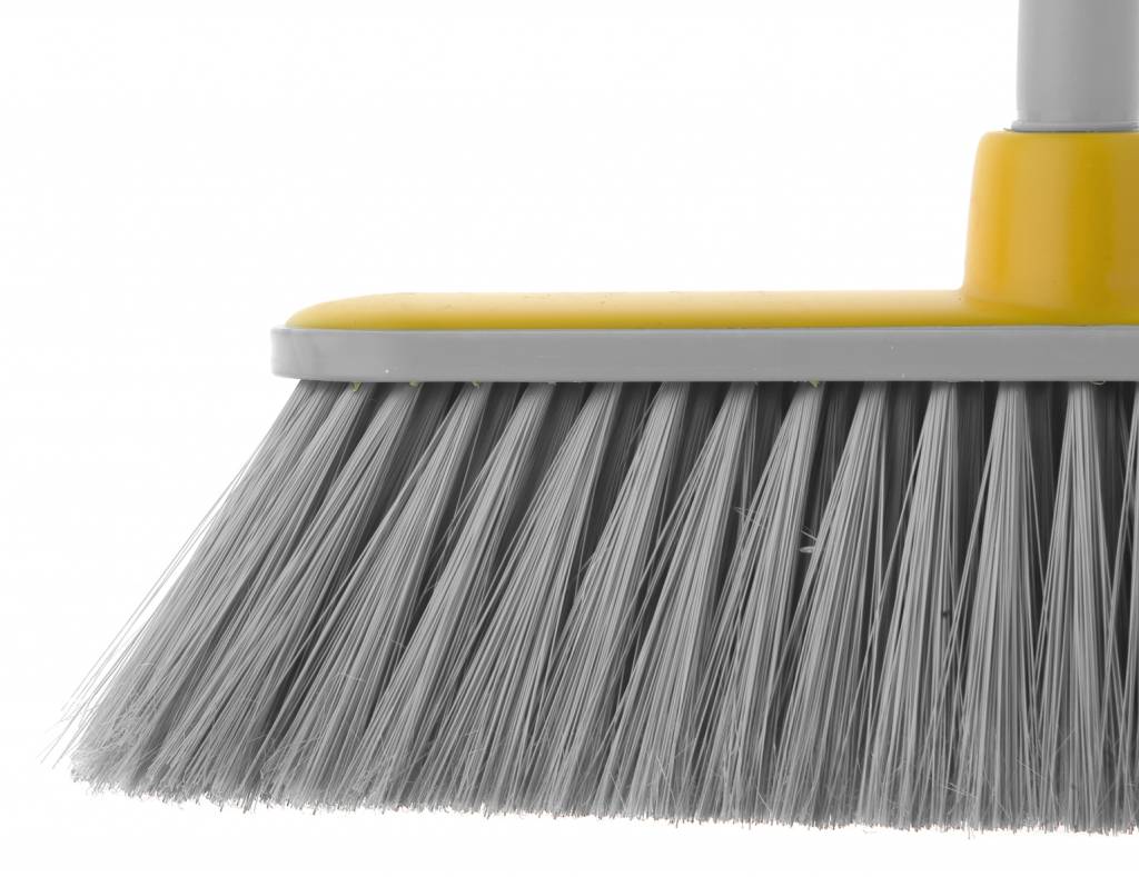 Zachte bezem met telescoopsteel Zachte bezem met telescoopsteel