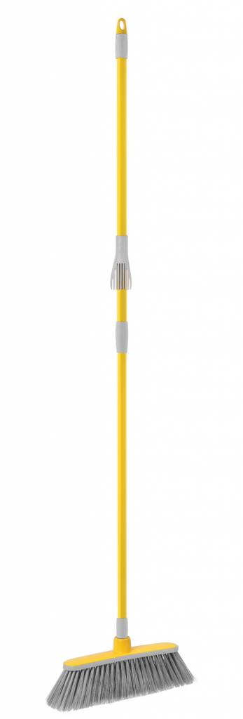 Zachte bezem met telescoopsteel Zachte bezem met telescoopsteel