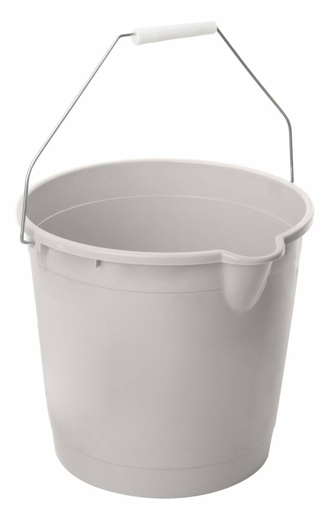 Huishoudemmer 10 Liter Grijs