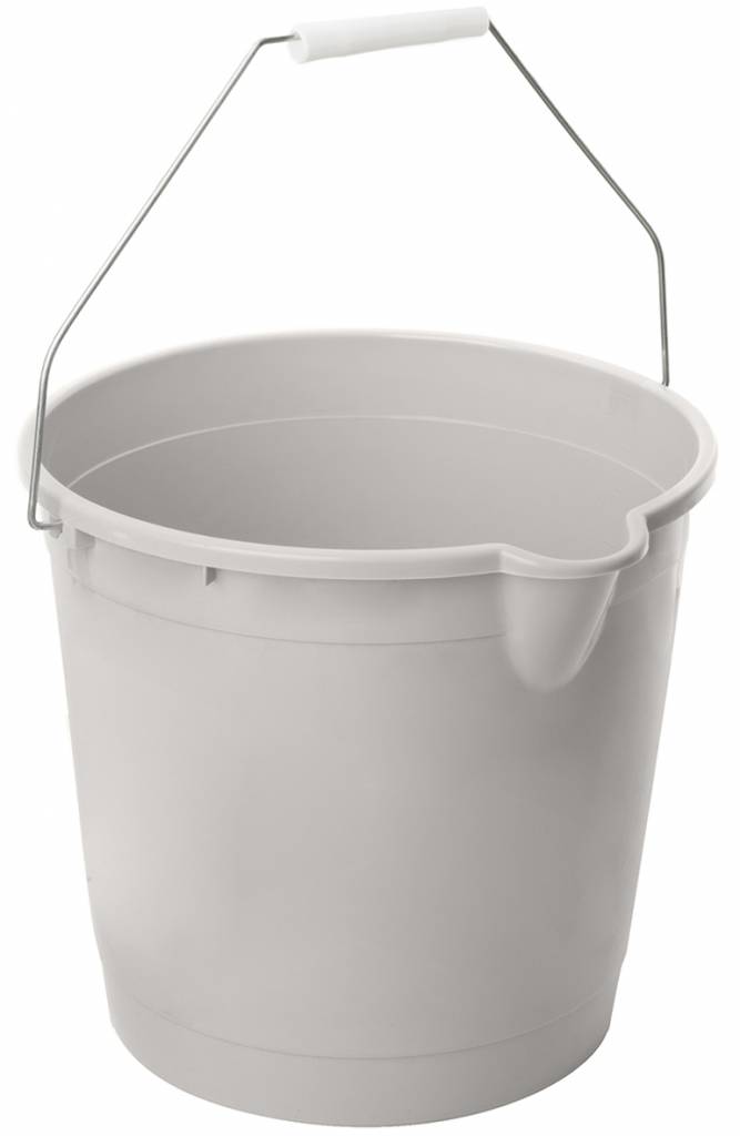 Huishoudemmer 10 Liter Grijs