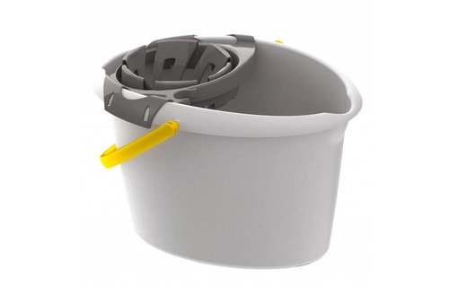 Emmer ovaal 12 L. met schenktuit en stevige winger Emmer ovaal 12 L. met schenktuit en stevige winger