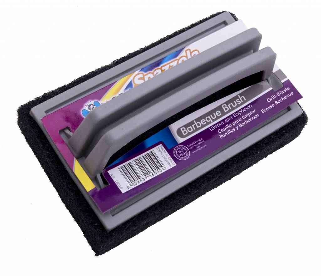 Barbecue reinigingsspons met handvat Barbecue reinigingsspons met handvat